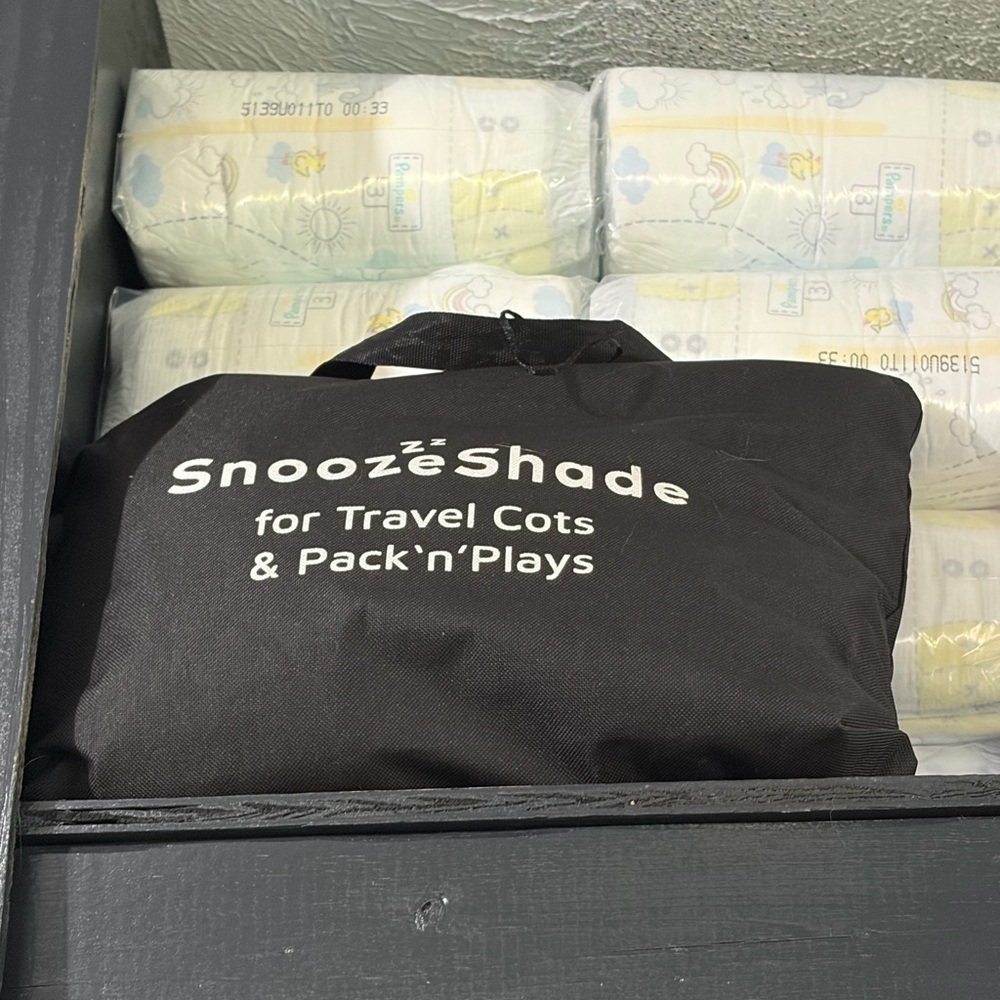 SnoozeShade Travel Cot Cover